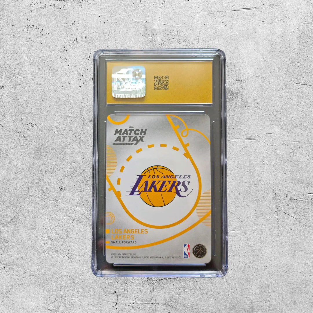 2025 Topps Match Attax Lebron James Base White CGC 10 Pristine #89