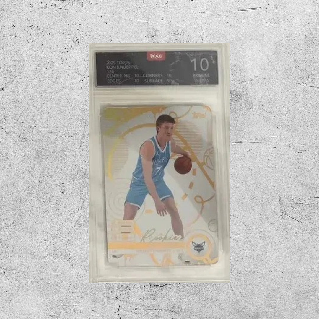 2025 Topps Match Attax Kon Knueppel Rookie RC OCD PRISTINE 10 #124