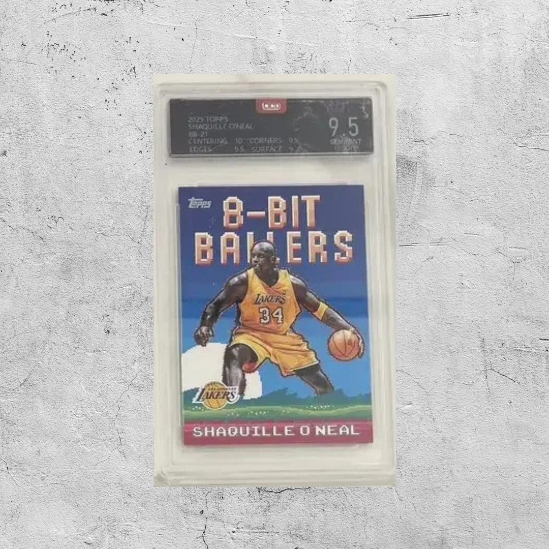 2025 Topps 8-Bit Baller Shaquille O'Neal OCD GEM MINT 9.5 #BB-21