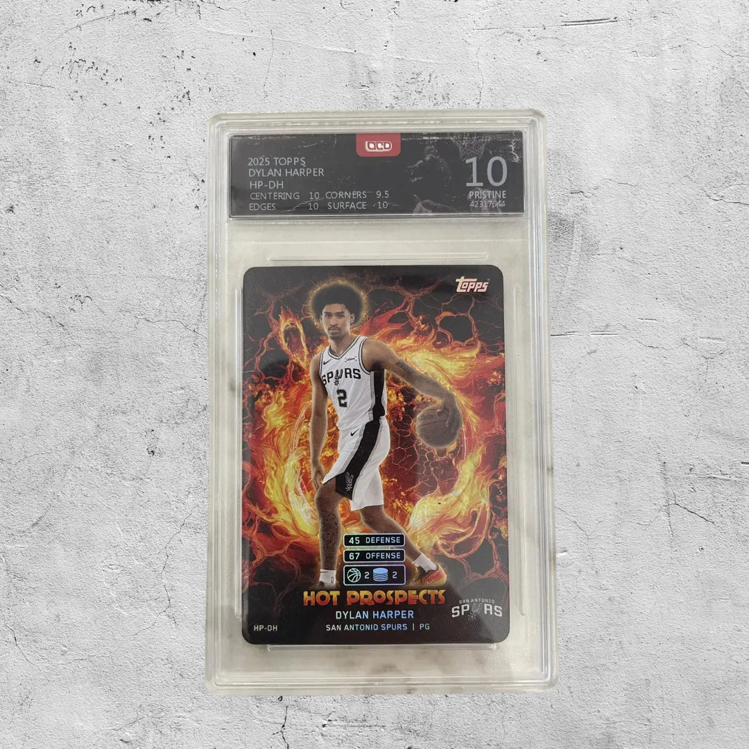 2025 TOPPS MATCH ATTAX HOT PROSPECTS #HP-DH DYLAN HARPER ROOKIE RC OCD 10