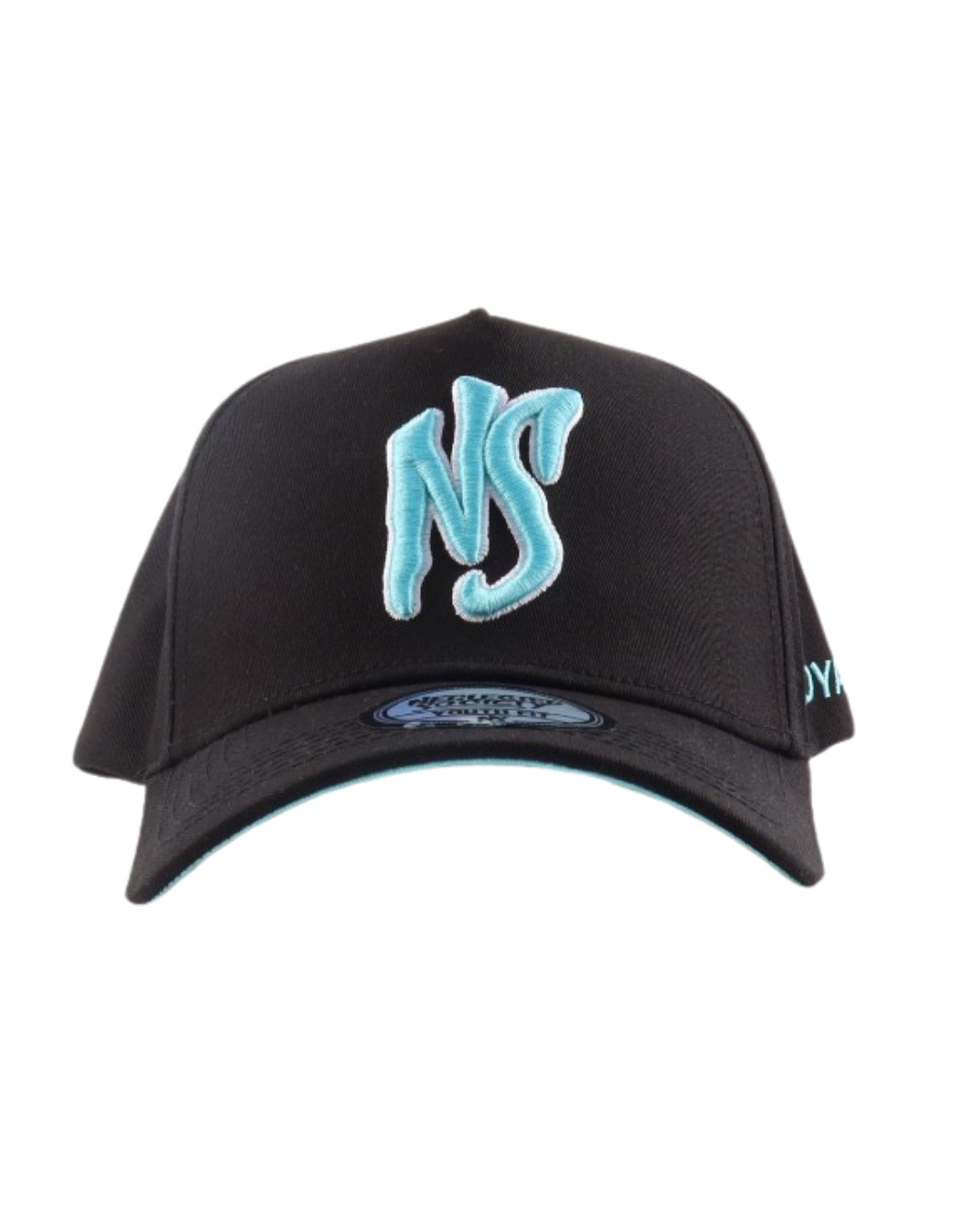 NS Aframe Black Aqua Snapback