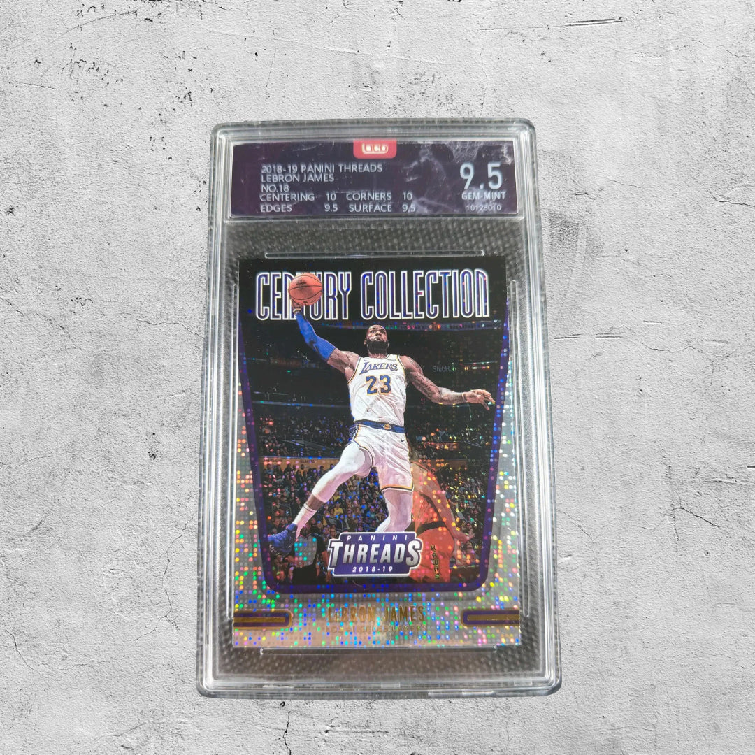 2018-19 Panini Threads Century Collection LEBRON JAMES DAZZLE Lakers OCD 9.5 Gem Mint