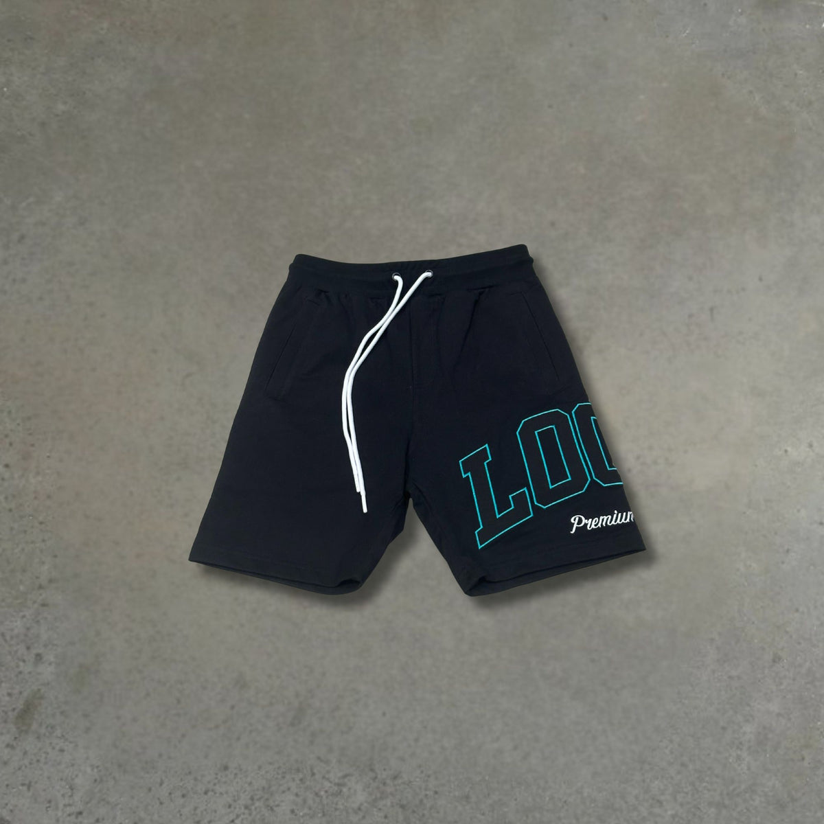 Local Premium Goods Shorts - Black Teal