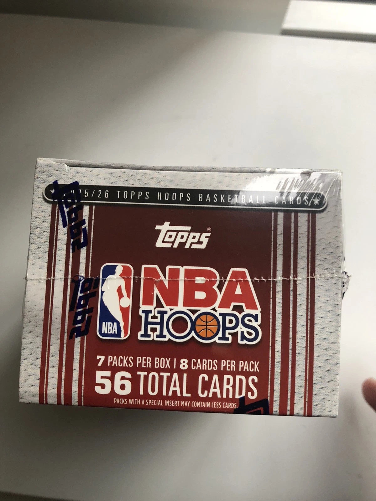 2025-26 TOPPS NBA HOOPS BASKETBALL FACTORY SEALED VALUE 56 Cards BLASTER BOX