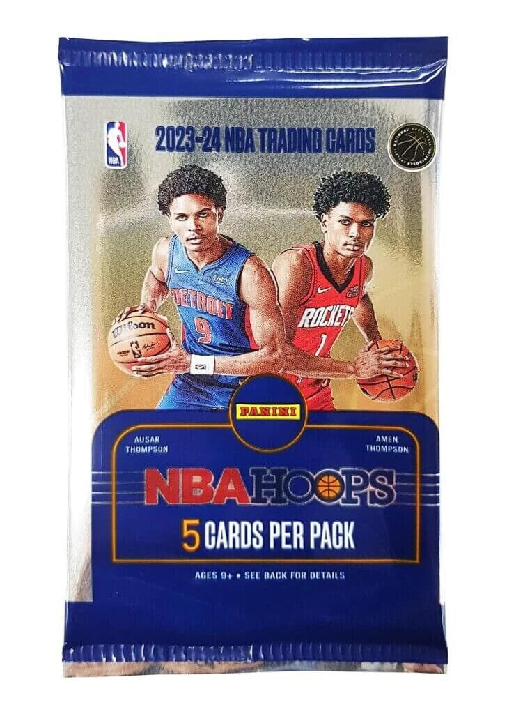 2023 2024 Panini Hoops NBA Basketball Gravity Feed Box Single Pack 5 cards