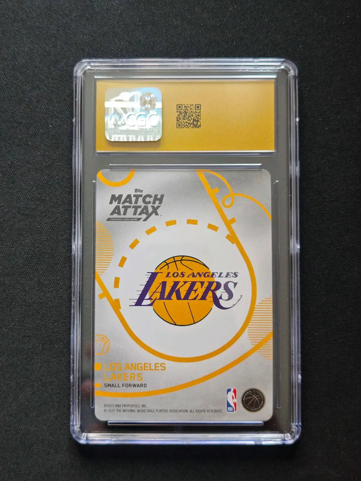 2025 Topps Match Attax Lebron James Base White CGC 10 Pristine #89