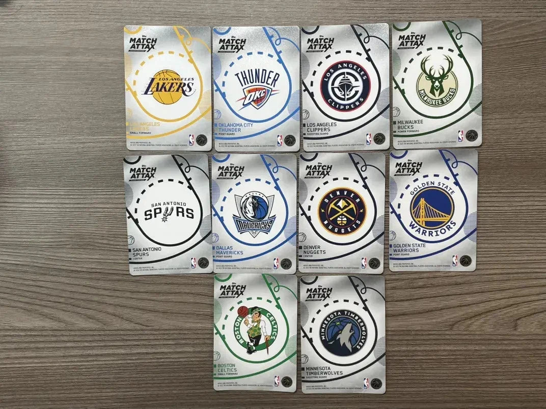 2025 Topps Match Attax NBA 100 Club Full Set 10 cards