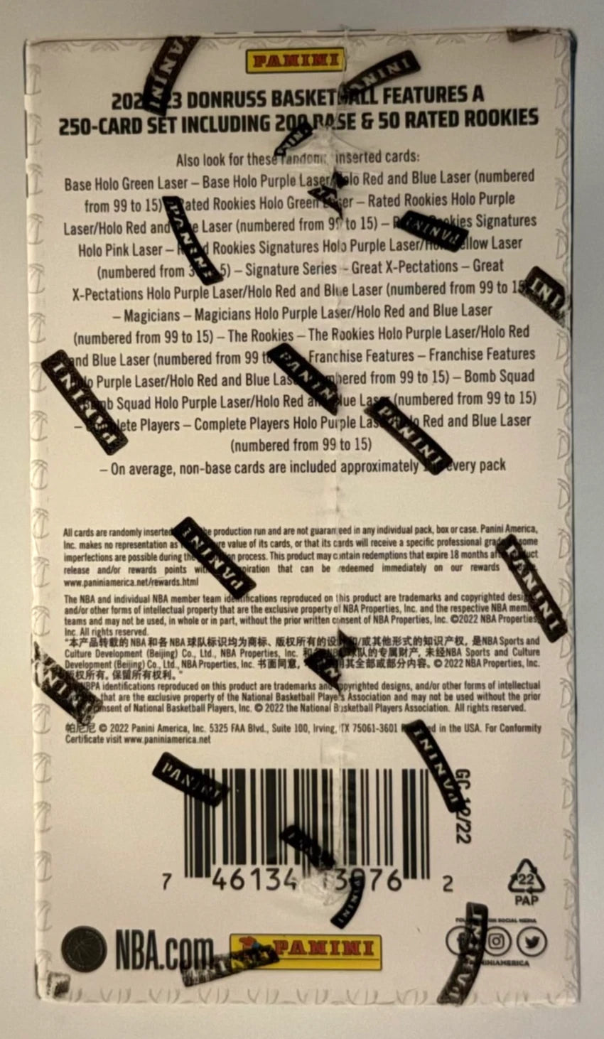 2022-23 Panini Donruss NBA Blaster Box - Factory Sealed