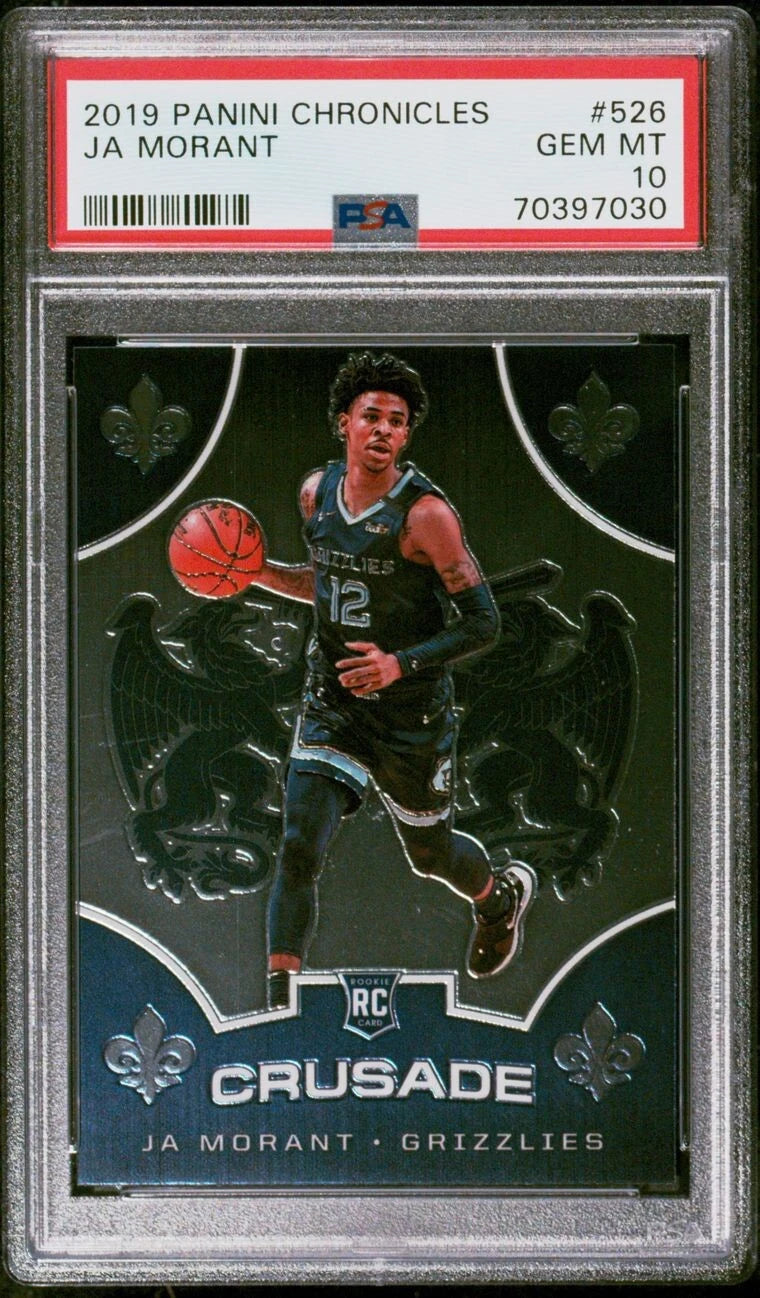 2019 Panini Chronicles Ja Morant Rookie #526 PSA 10 GEM MINT Memphis Grizzlies