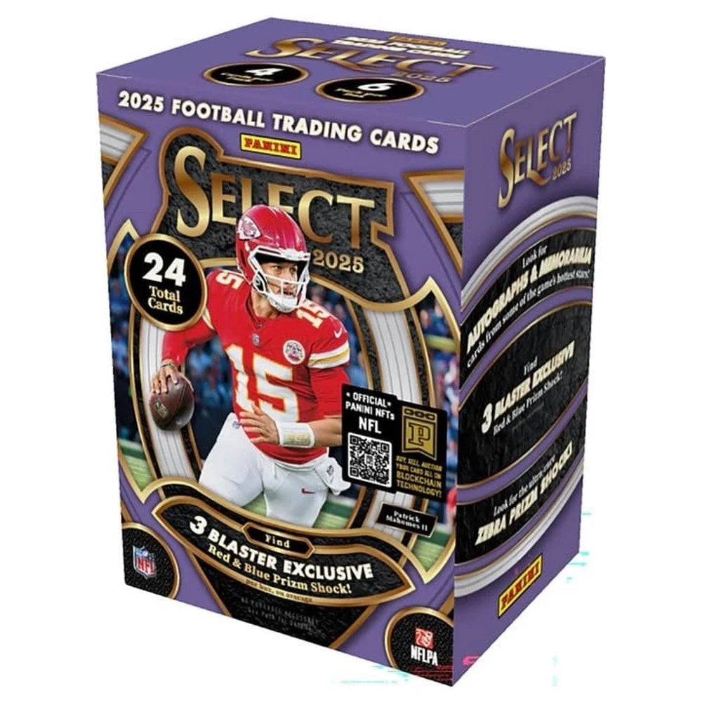2025 NFL Football Panini Select Blaster Sealed Box - 24 Cards - Exclusive Prizm