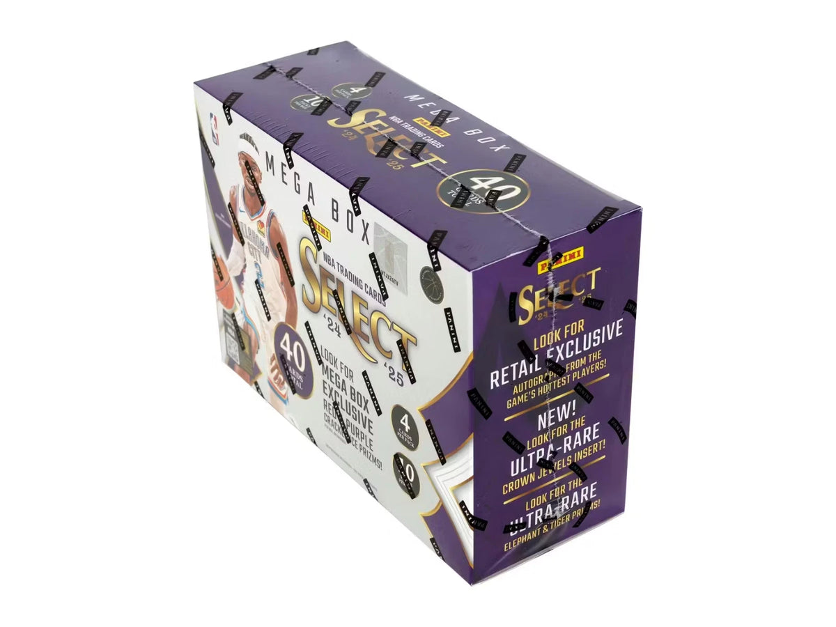 2024-25 Panini Select NBA Mega Box (Red & Purple Cracked Ice) Factory Sealed