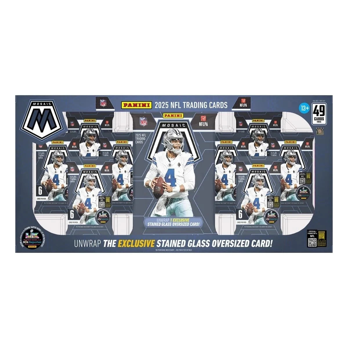 2025 Panini Mosaic Football Flagship Collection Trading Card Box