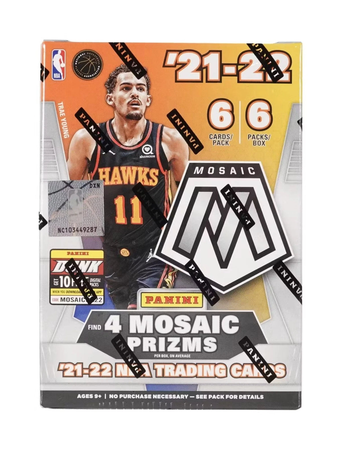 2021-22 Panini Mosaic Basketball Blaster Box