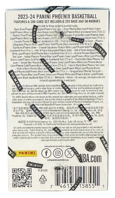 2023-24 Panini Phoenix Basketball Blaster Box
