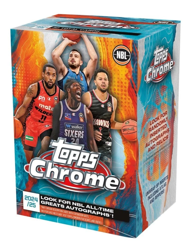 2024-25 Topps Chrome NBL Basketball Value Box