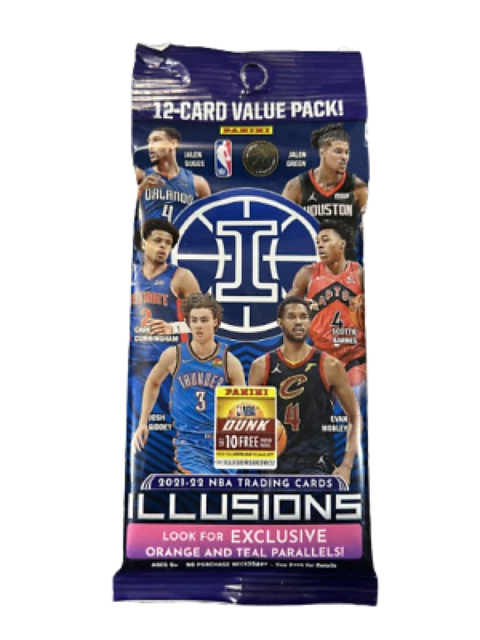 2021-22 Panini Illusions NBA Basketball Hanger Value Pack – Factory Sealed
