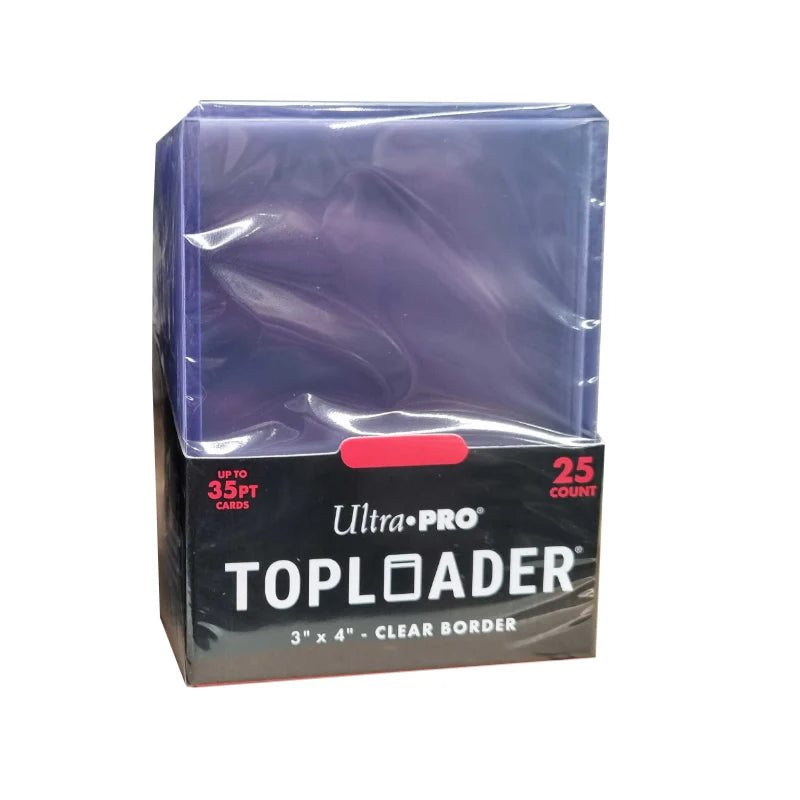 25 Pack Ultra Pro Regular Toploader 35pt