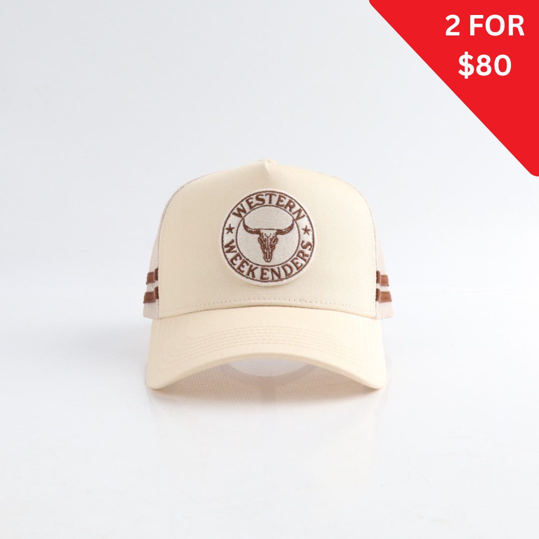 WW Classic Logo Trucker Cream Brown