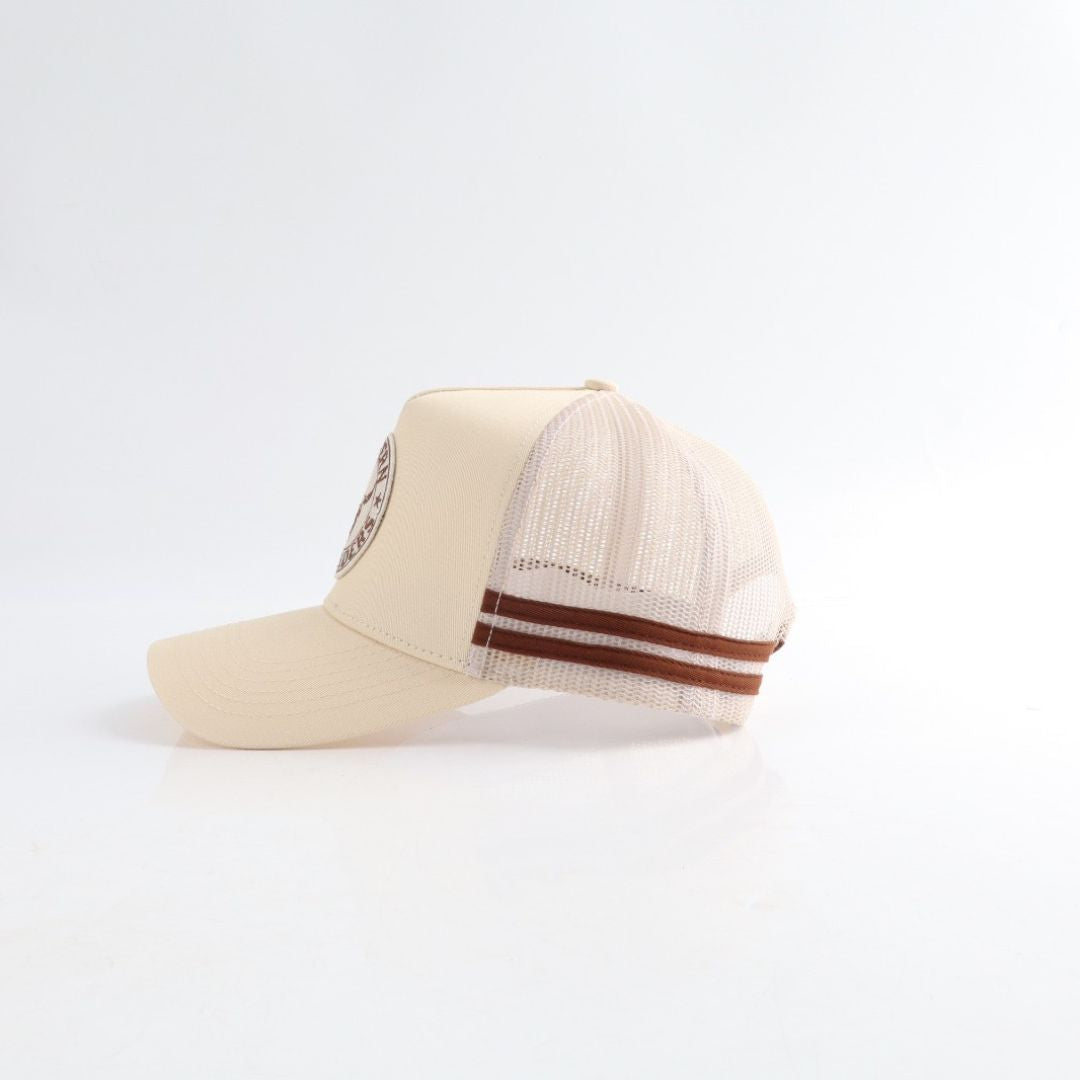 WW Classic Logo Trucker Cream Brown