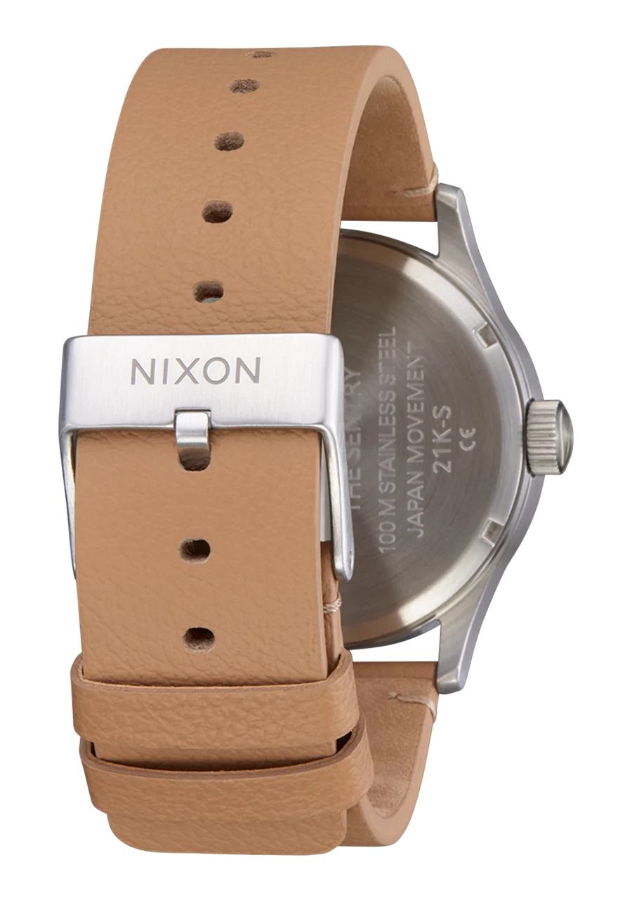 Sentry Leather All Silver / Tan