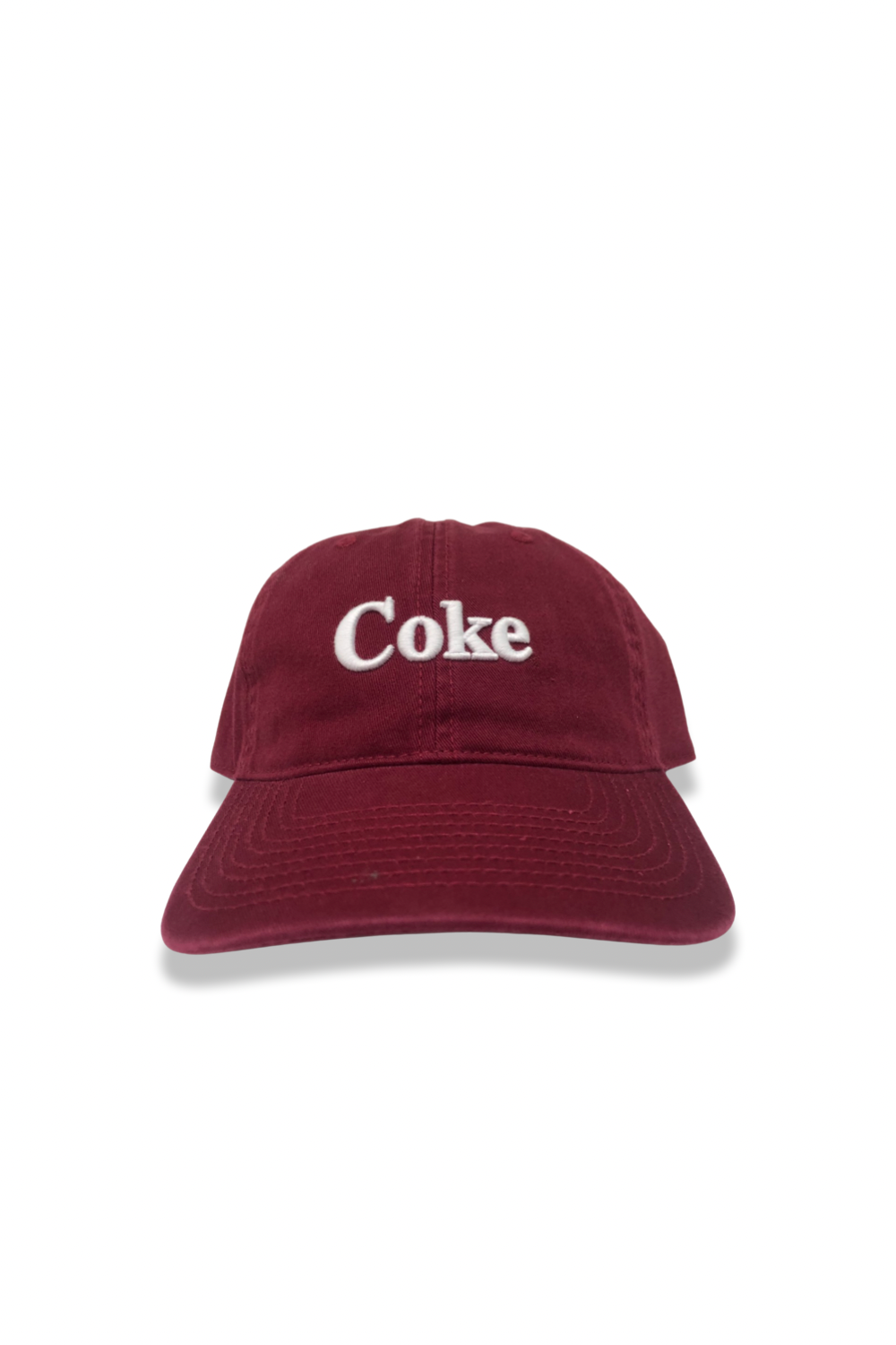 Coke Iconic Ball Cap Maroon
