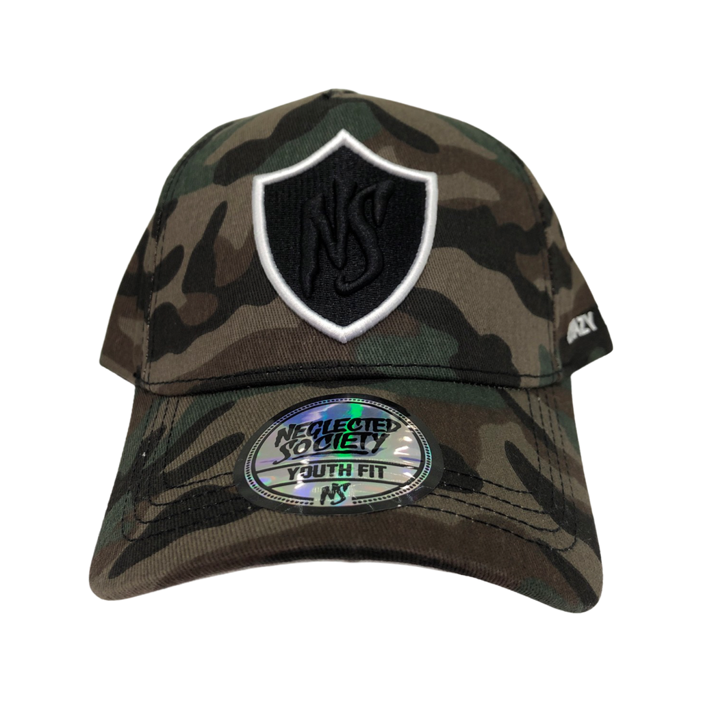 NS Aframe Camo Badge Logo Youth Fit