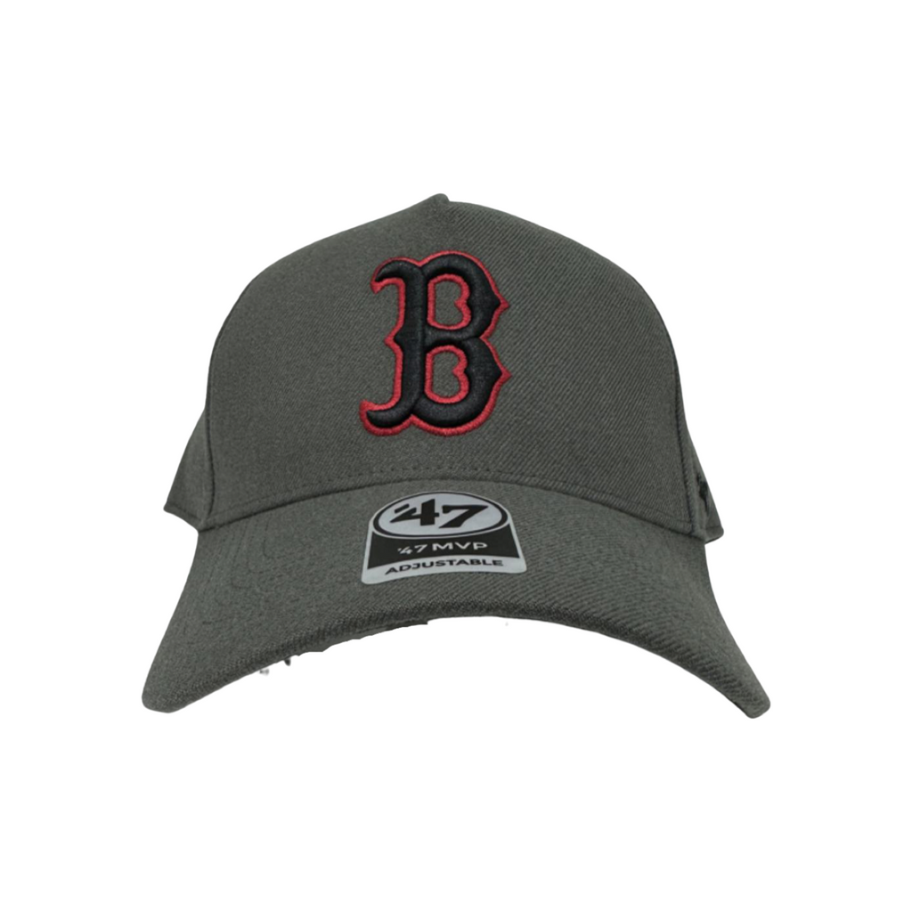 Boston Red Sox Charcoal/Black/Red REPLICA 47 MVP DT SNAPBACK