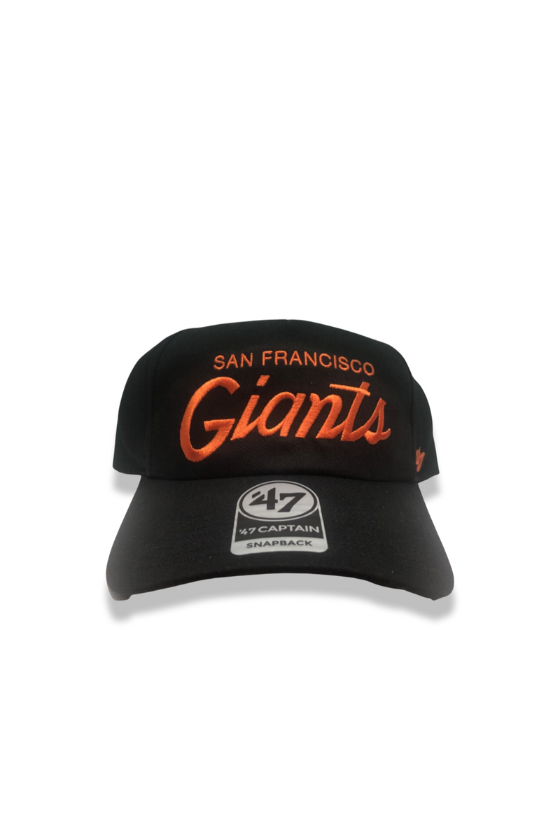 San Francisco Giants Black Nantasket Script 47 CAPTAIN DTR