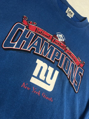 LEE Sports 2001 NFC Champions New York Giants Sweater Blue (XXL)