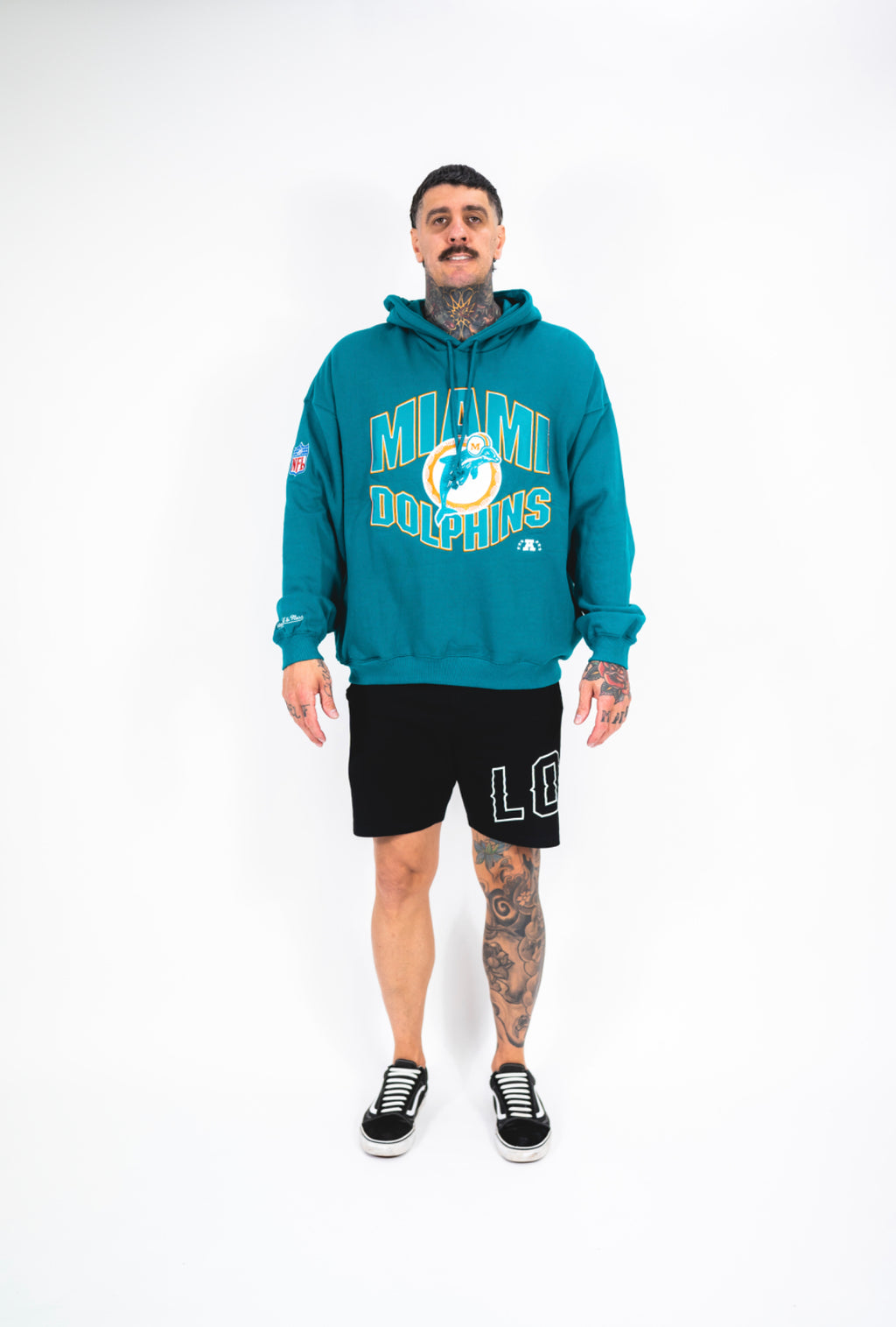 WAVE ARCH HOODY MIAMI DOLPHINS FADED TEAL