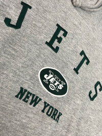 Vintage New York JETS NFL Grey Hoodie (XXL)