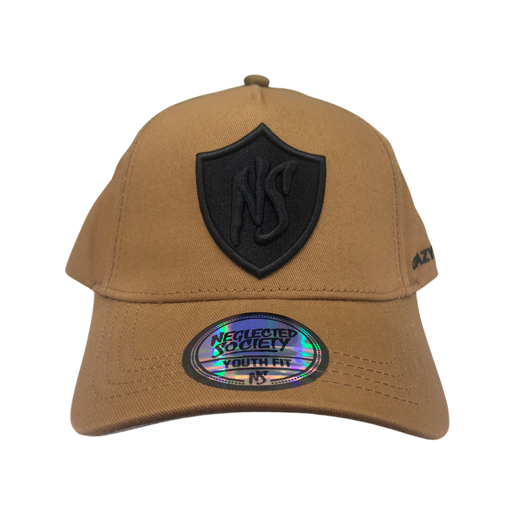 NS Aframe Toasted Brown Badge Logo Youth Fit