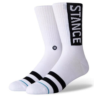 OG Stance White Crew sock