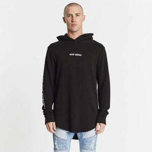Shock To The System Hooded Sweater Jet Black